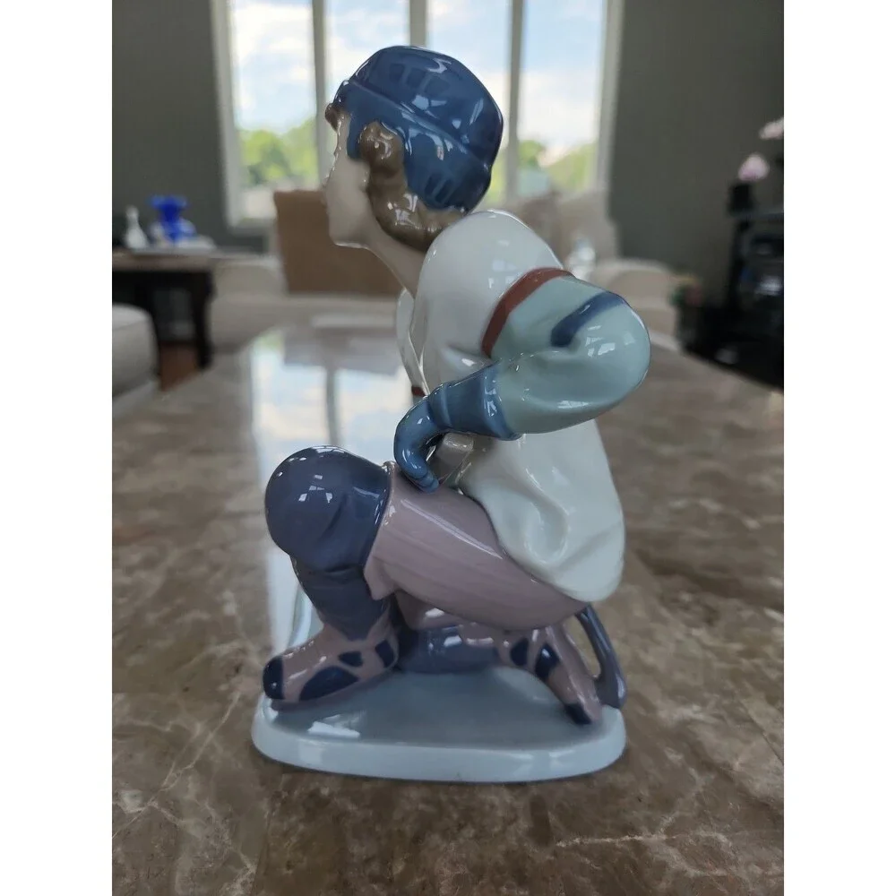 Lladro Ice Hockey Figure